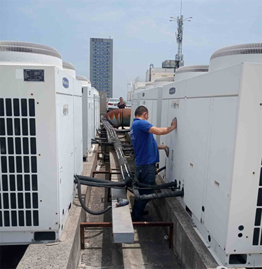 疏勒中央空调制热和不制冷系统维修方法